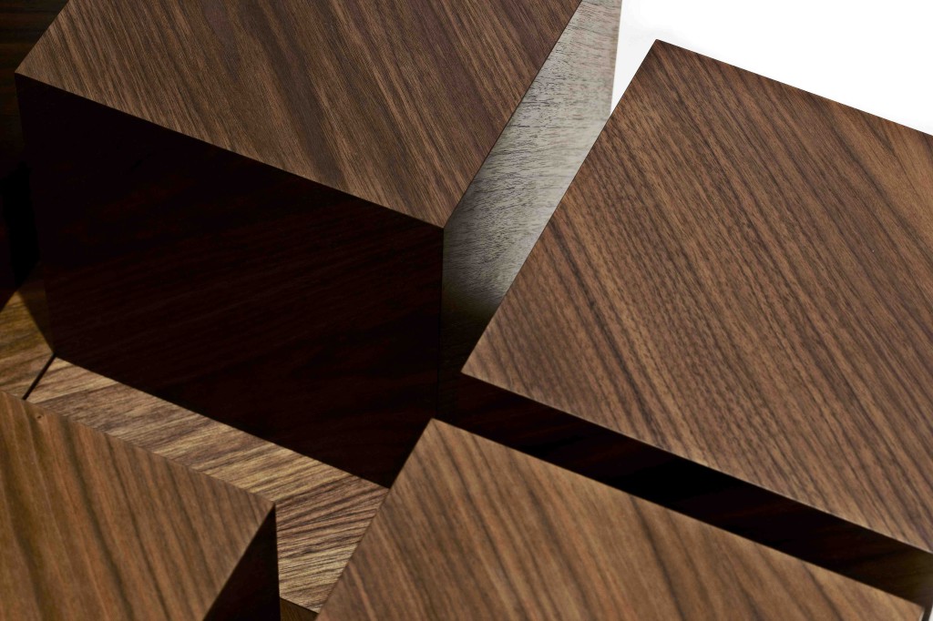 2015
American Walnut, Magnets
Table 70 x 57 x 42(h) cm 
One cube 21 x 21 x 21 cm
Limited editions of 8 + 2 AP
Handmade by the artist