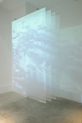 2016
Video projection, textile, metal
240 x 150 x 60 cm
Limited edition of 5