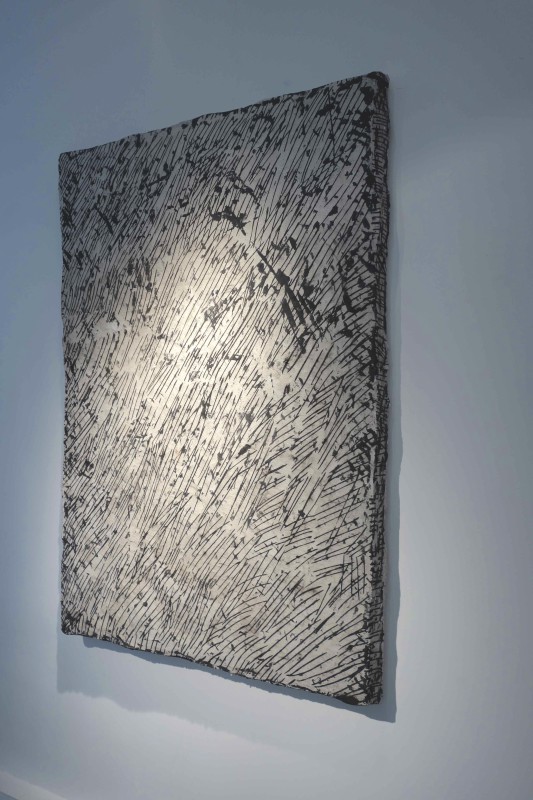 2016
Wall piece in concrete, steel, pigments, polysterene, steel 
151 x 102 x 7 cm
Unique piece made by the artist