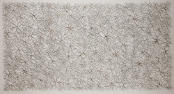 Wall hanging
Size: 200 X 300 (or 400 cm)
Material: iron wire, copper wire