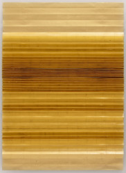 2020
Gold leafs, pleated paper
140 x 100 x 5 cm
Unique piece