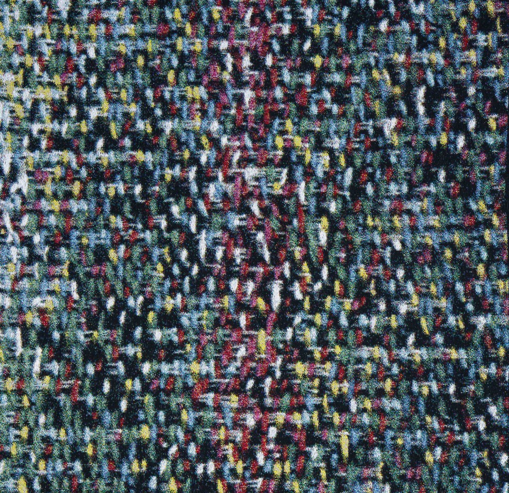 2022
Jacquard weaving; Trevira CS, Wool, Viscose, Cotton
69 x 71 cm
Unique piece