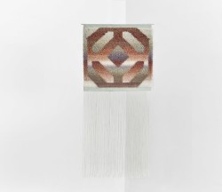 2020-21
Mohair thread, wool, cotton, ash wood
50,5 x 115,5 x 4 cm
Unique piece